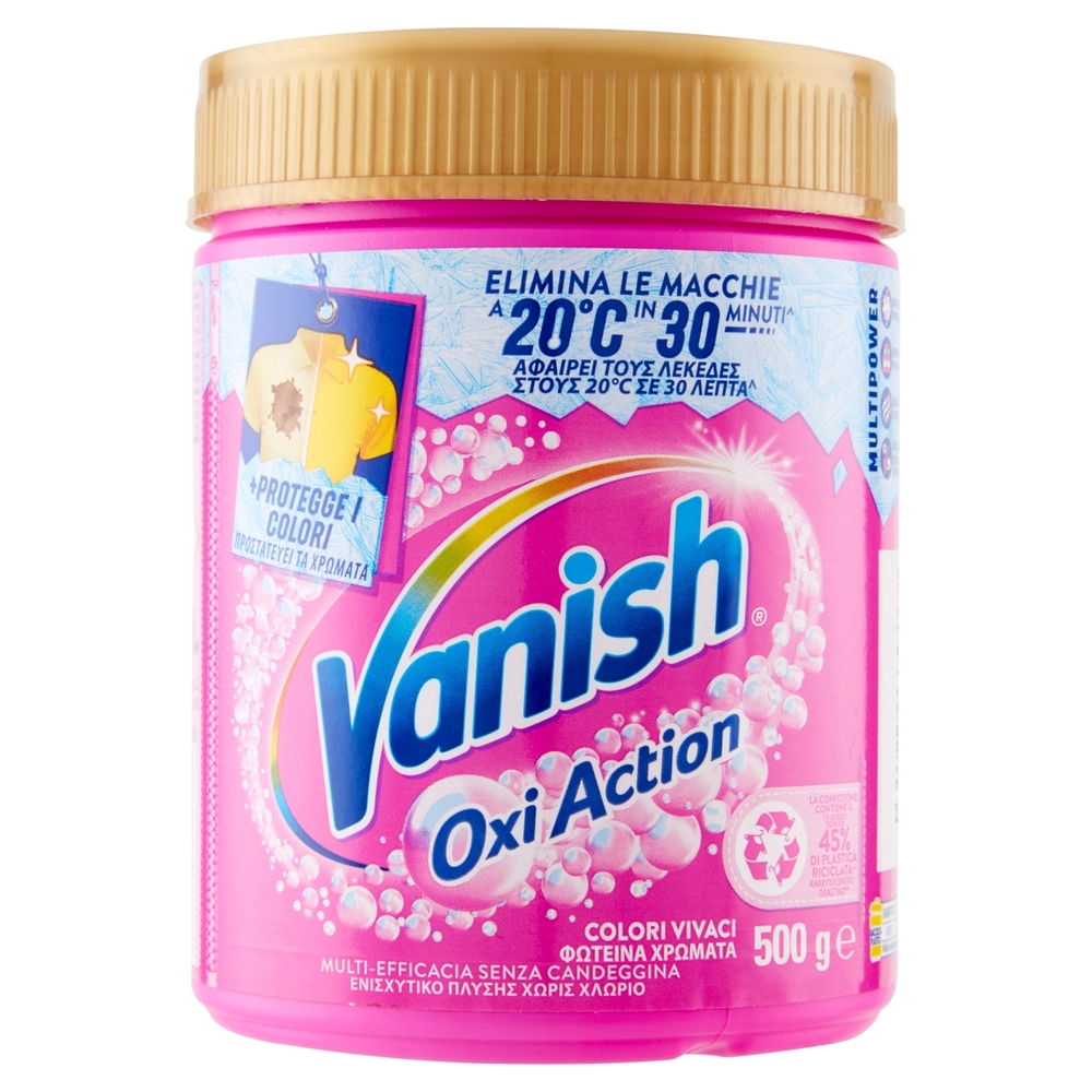 Vanish Polvere Rosa Smacchiatore bucato 500 gr